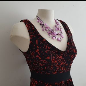 Michael Kors dress size Medium Black and Red